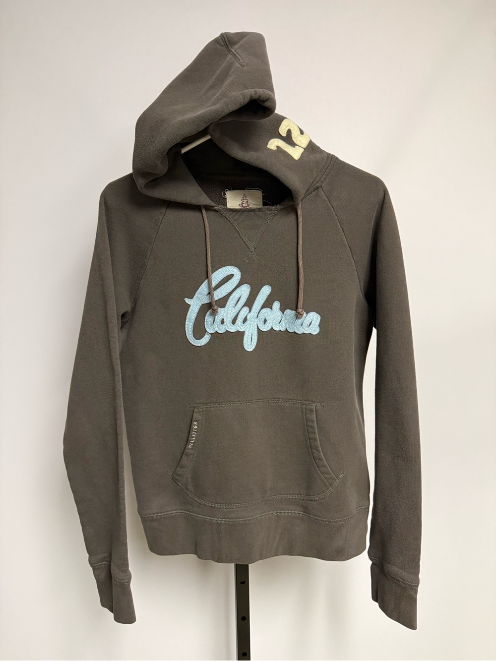 Y2K Hollister 2000s Embroidered Logon California Hoodie Size XL